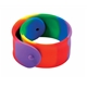 Rainbow slap bracelet